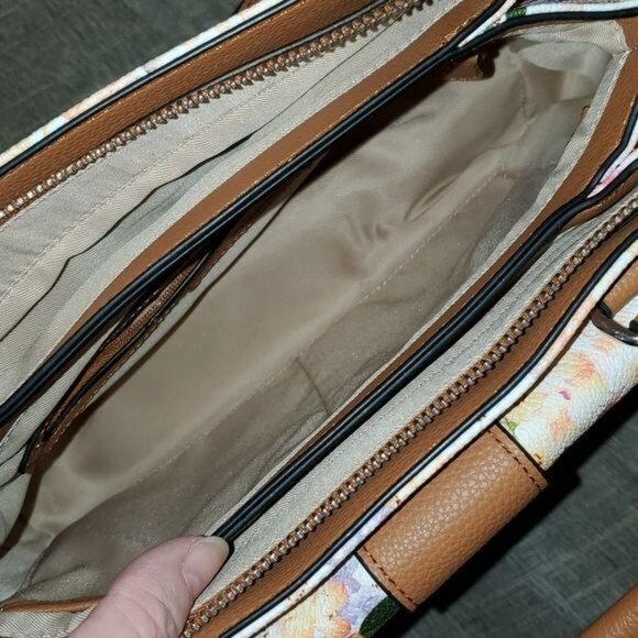 Dana Buchman Floral Bag Handbag Shoulder Purse Tote Satchel WOMEN'S WOMAN'S - Picture 9 of 12